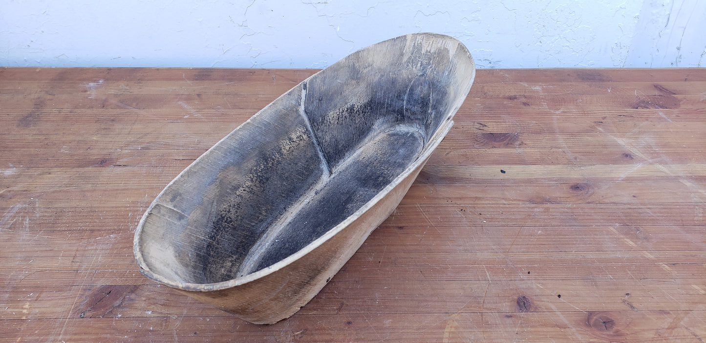 Oblong Small Wooden Bowl