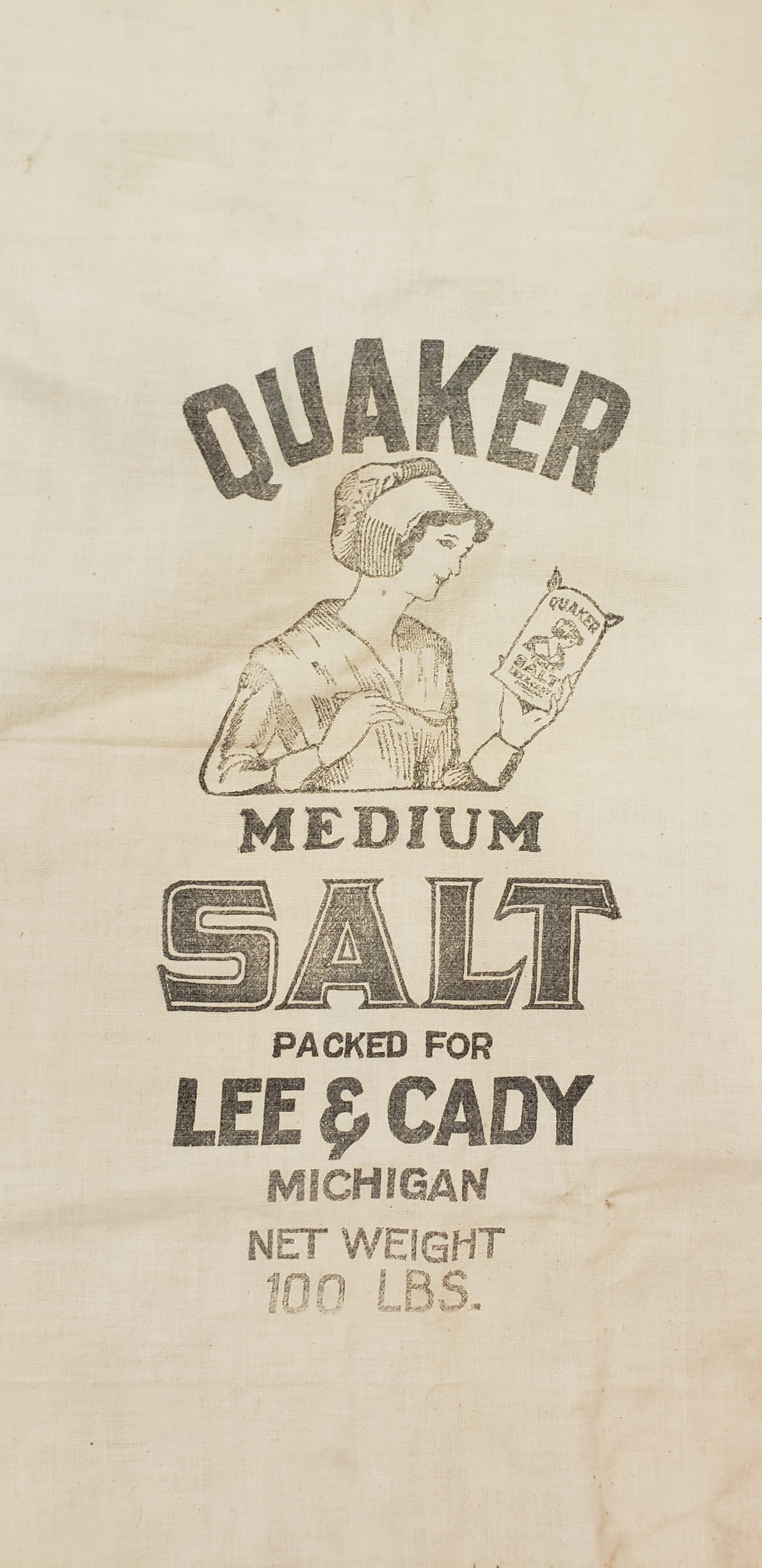 Fabric Quaker Salt Sack