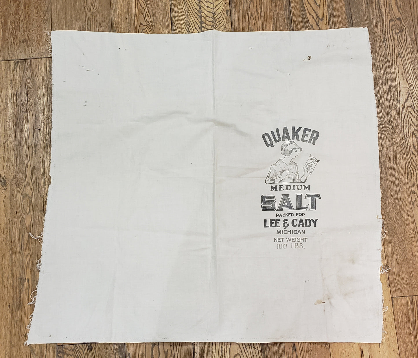 Fabric Quaker Salt Sack