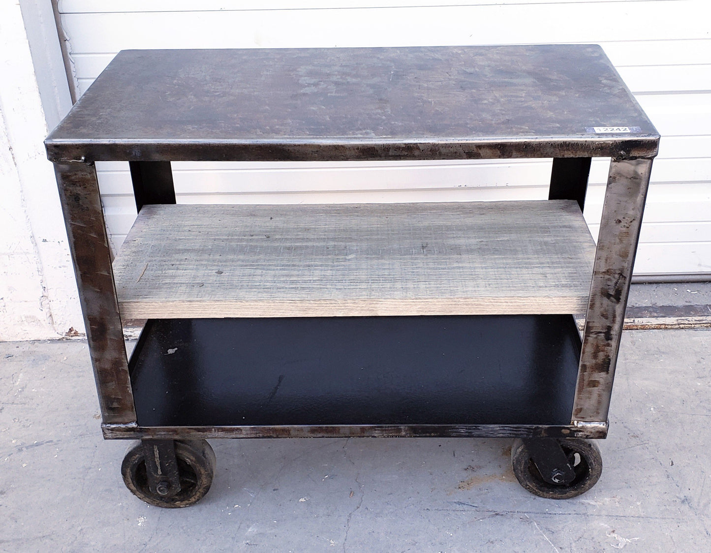 Stripped Trolley Table