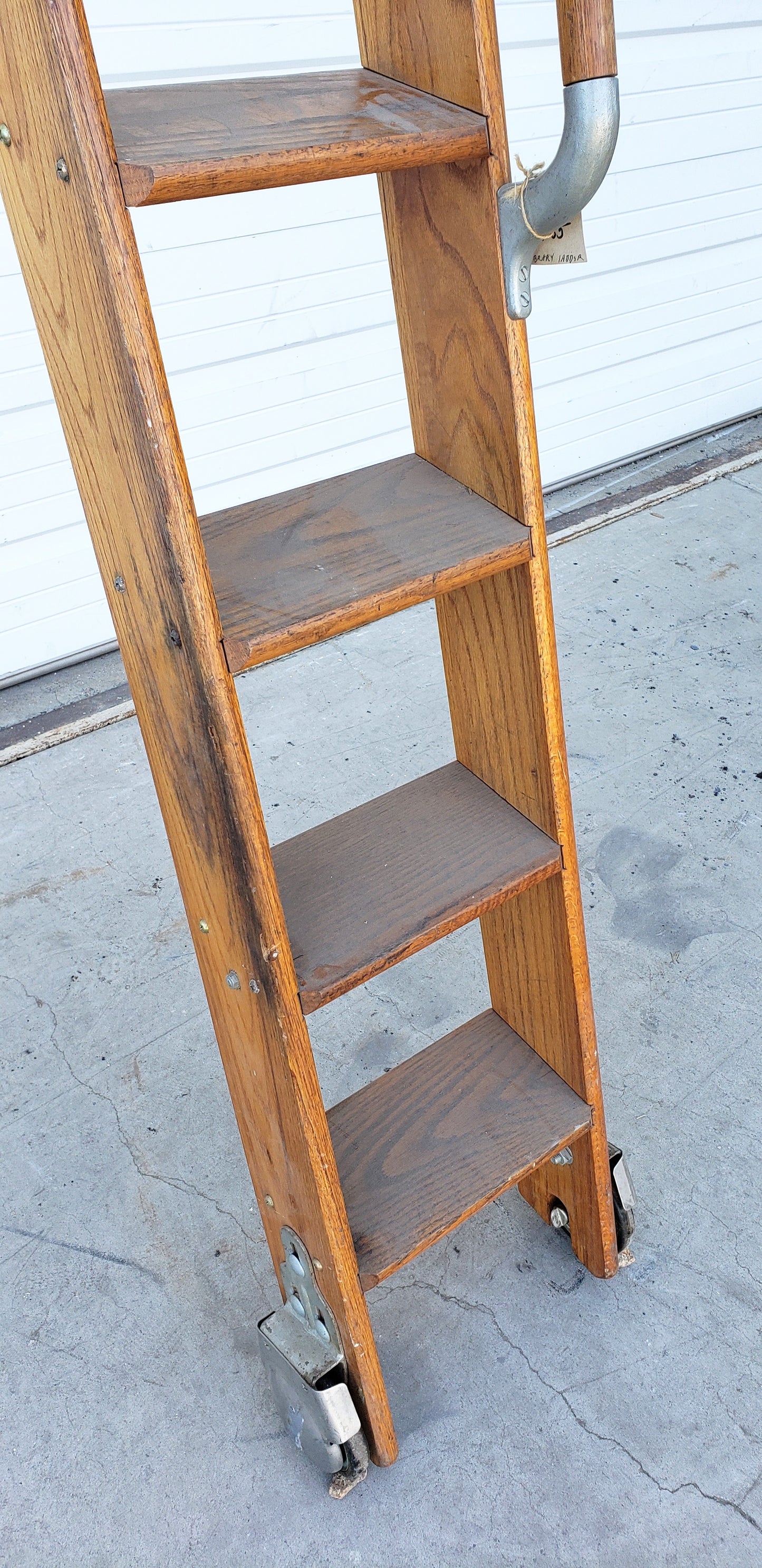 Library Ladder with Handle on Side