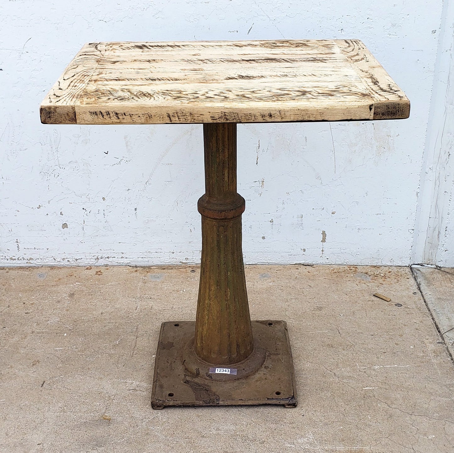 Fluted Cast Iron Table Base