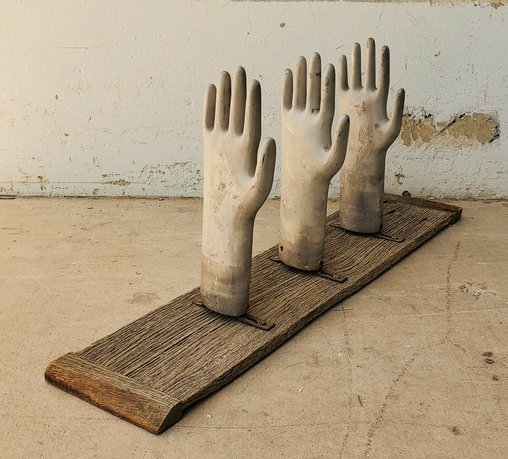 Repurposed Decorative Glove Molds