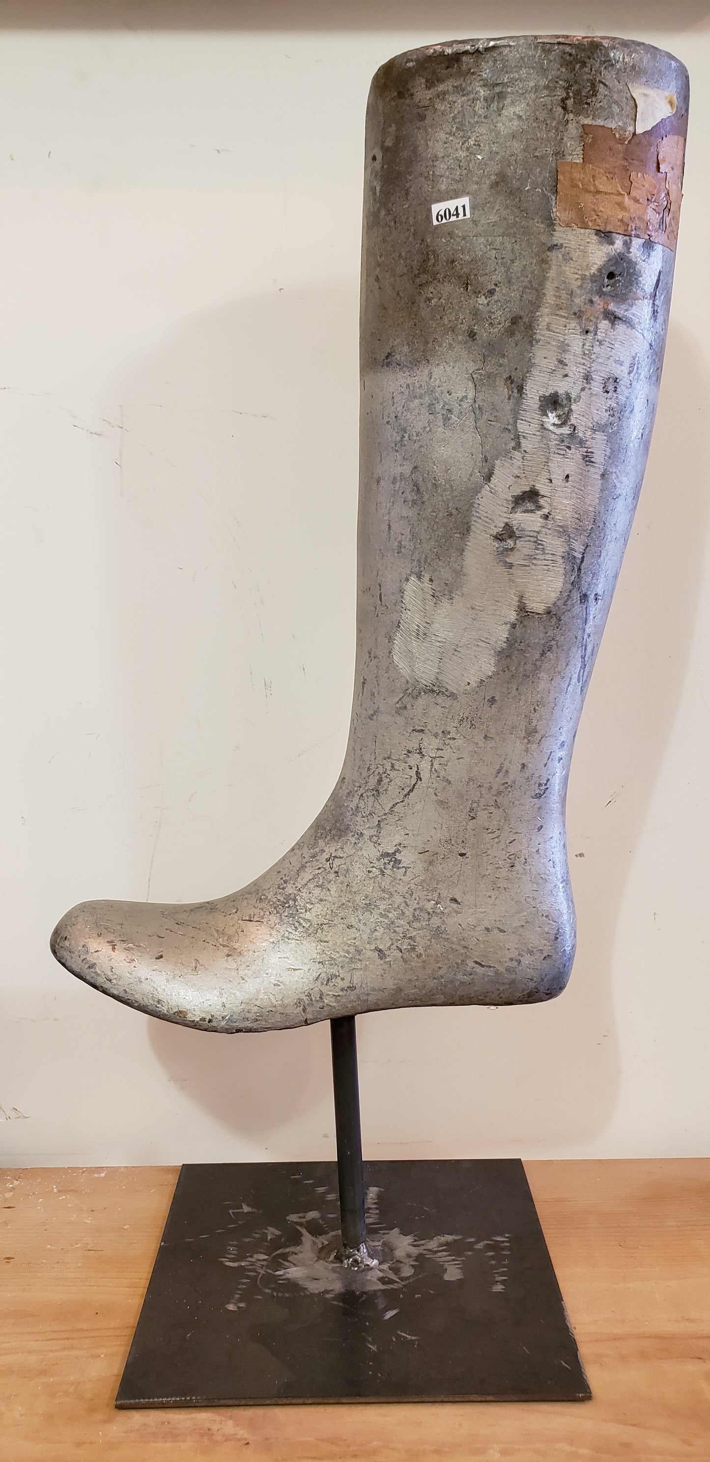 Industrial Rubber Boot Mold on Stand