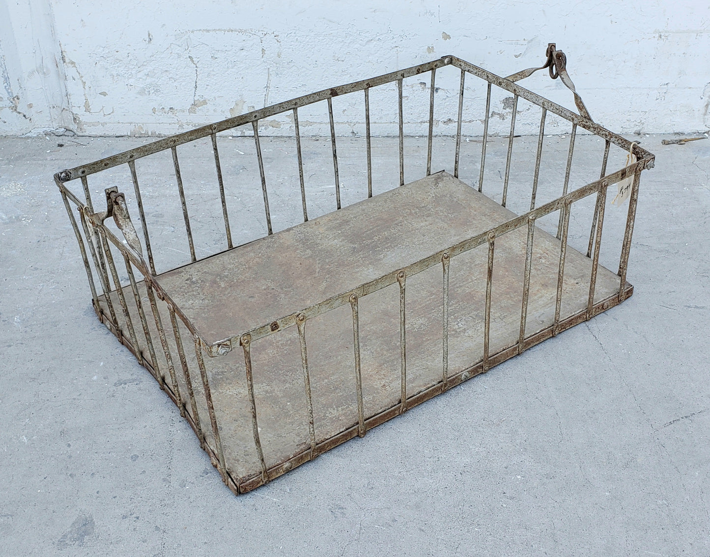 French Zinc Crate