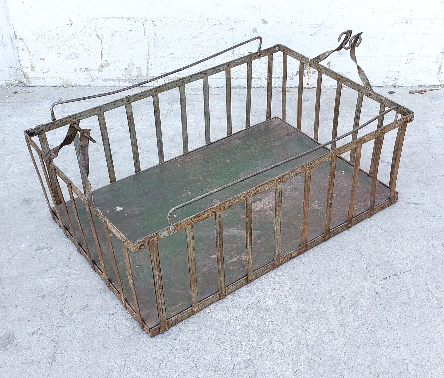 French Zinc Crate