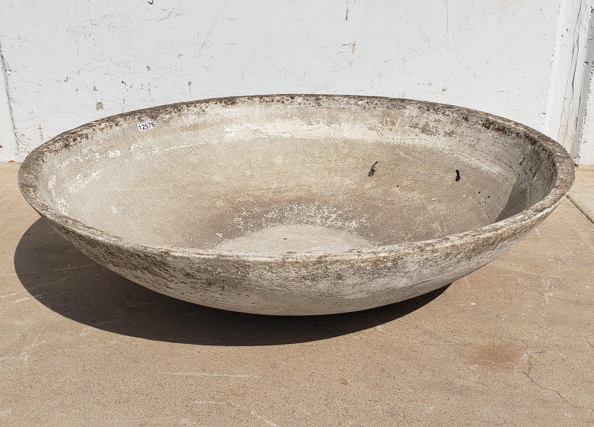 round saucer planter Round Willy Guhl Saucer Planter – Antiquities Warehouse