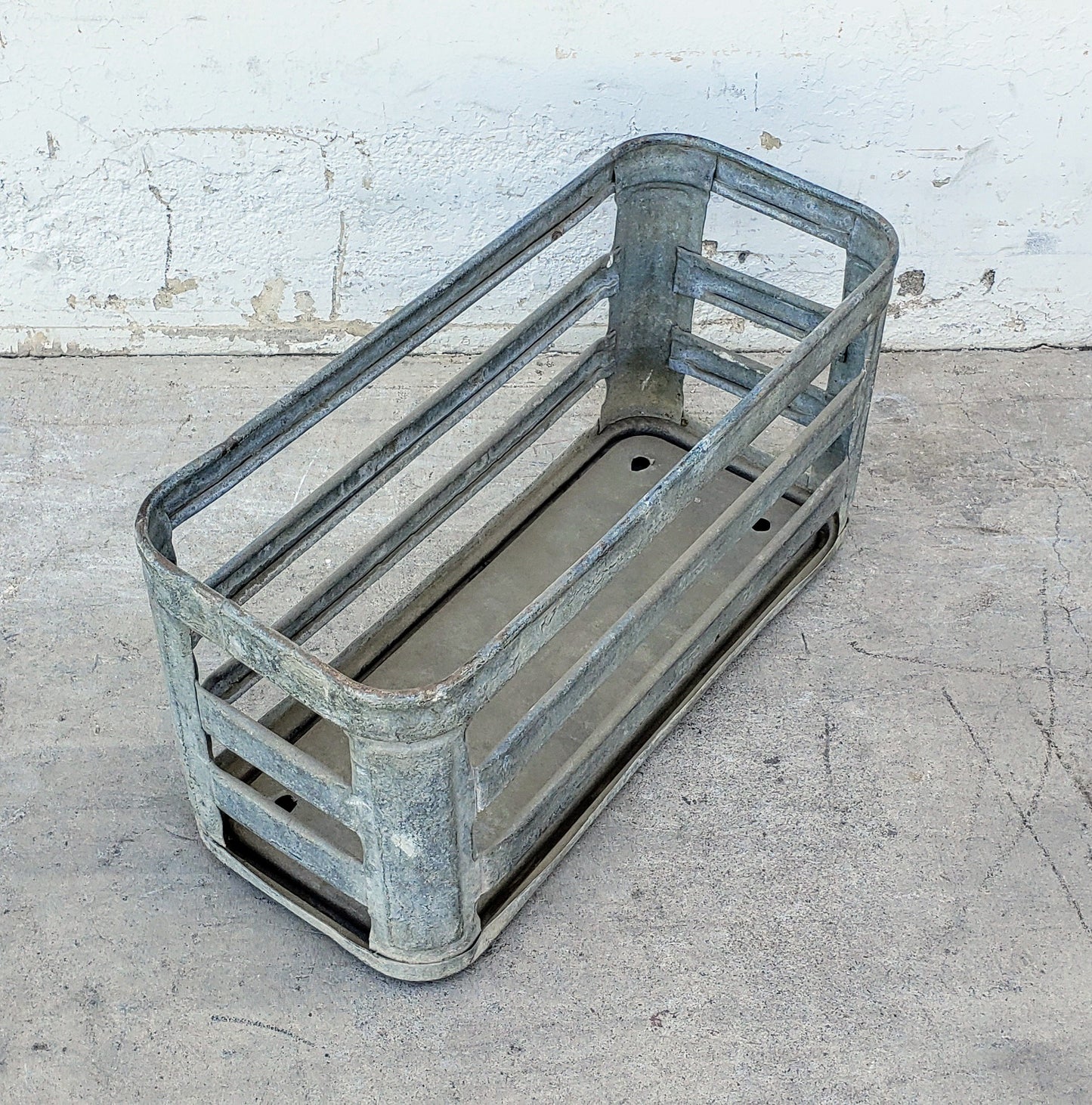 Galvanized Crate