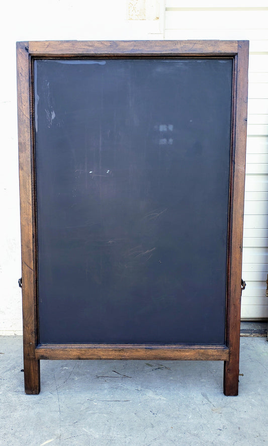 Wooden A-Frame Chalkboard