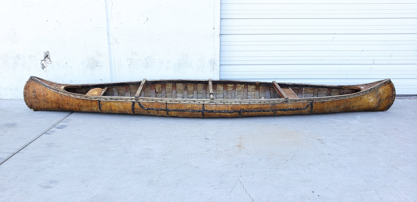 Antique Birch Bark Canoe