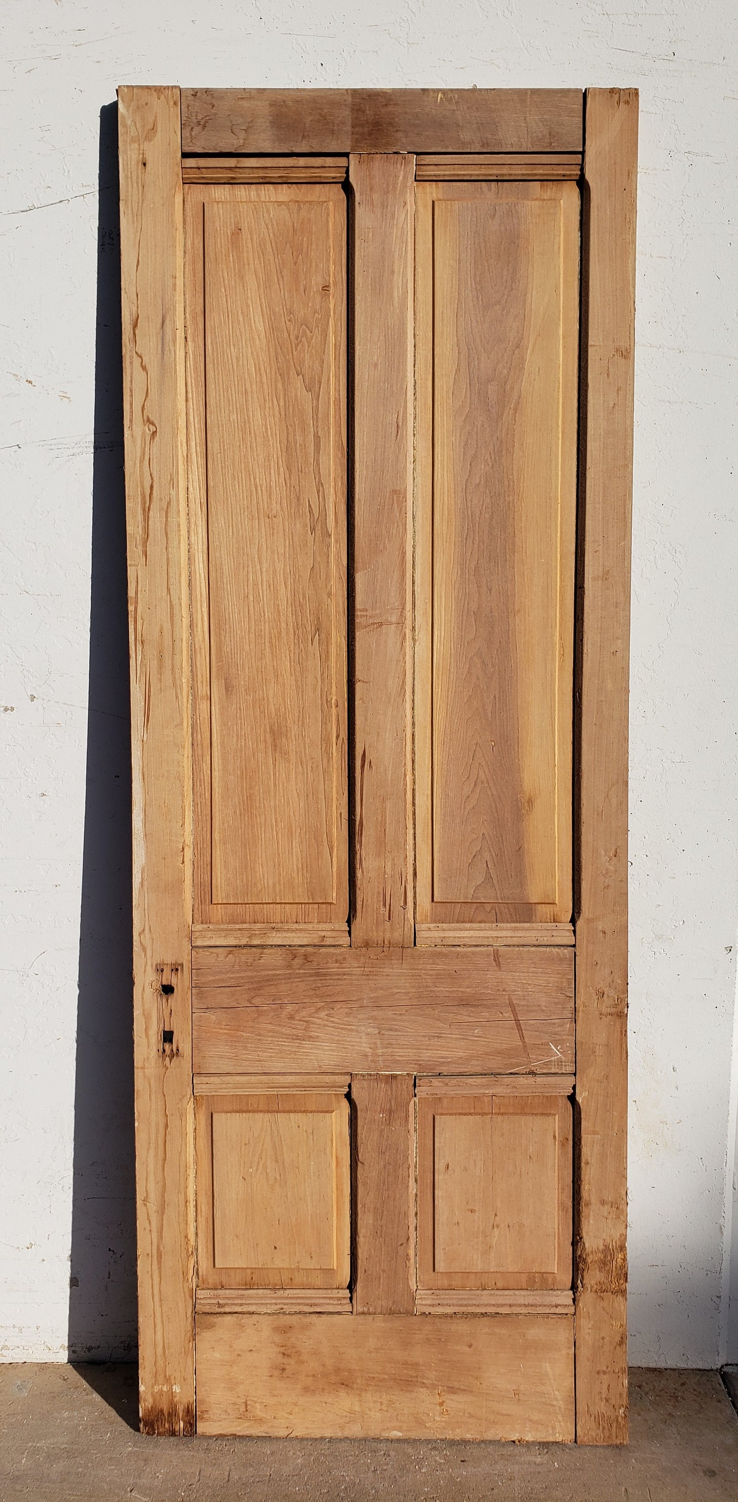 Antique 4 Panel Single Wood Antique Door