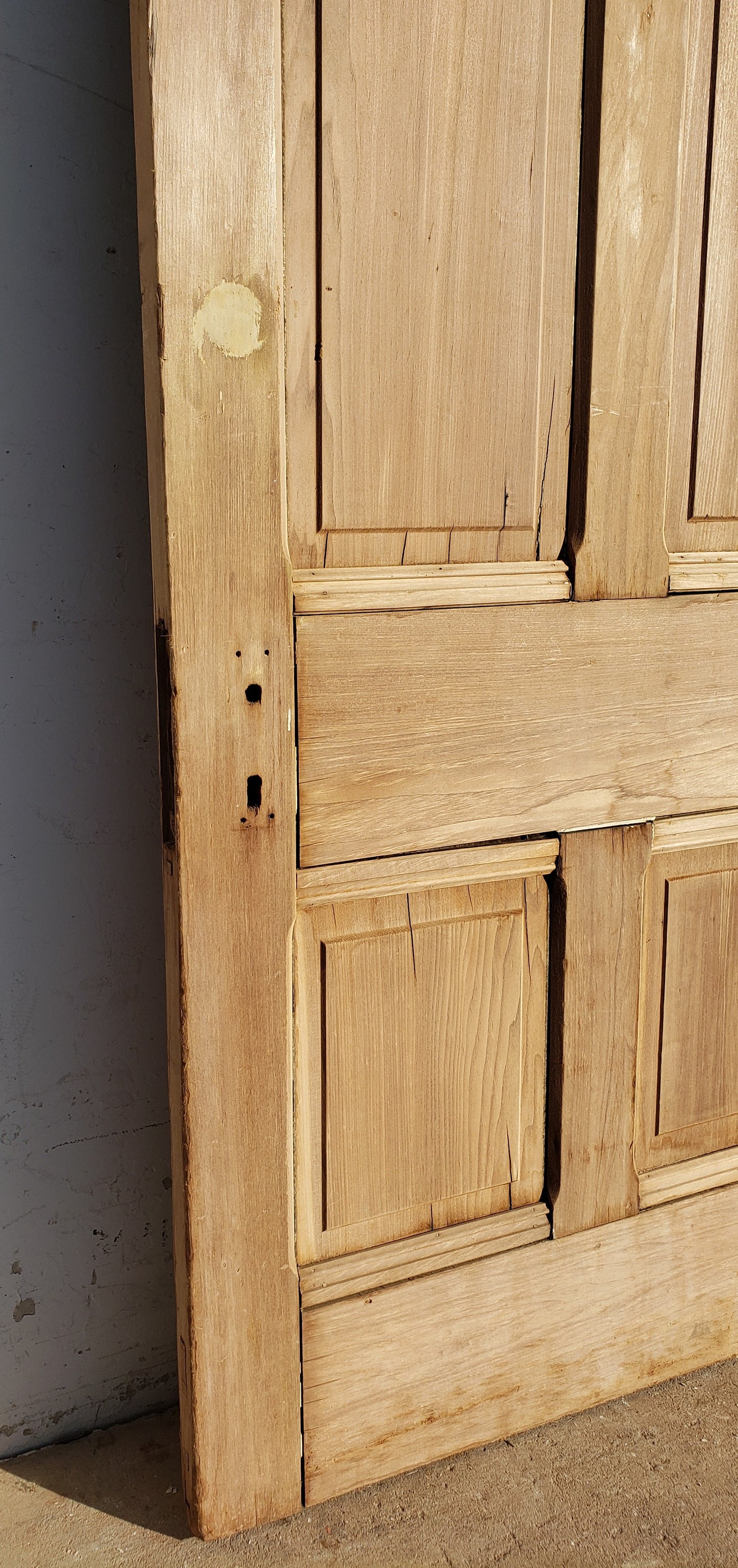Antique 4 Panel Single Wood Door