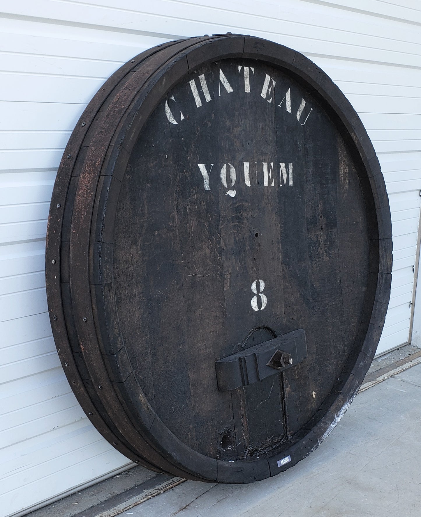 Large French Wine Barrel Front from Chateau Yquem