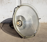 Vintage Industrial Holophane Pendant Light