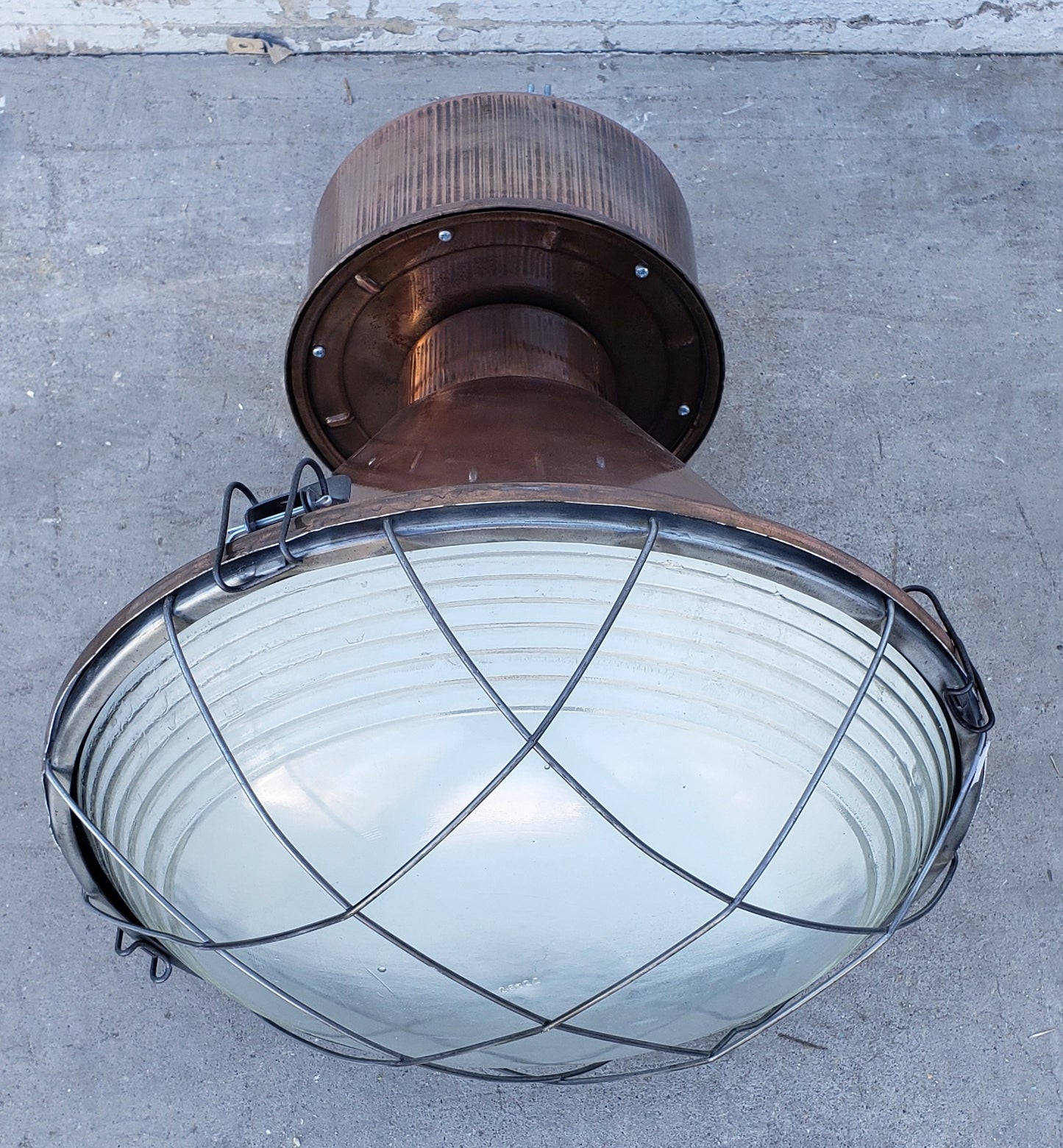 Copper Colored Industrial Factory Pendant Light
