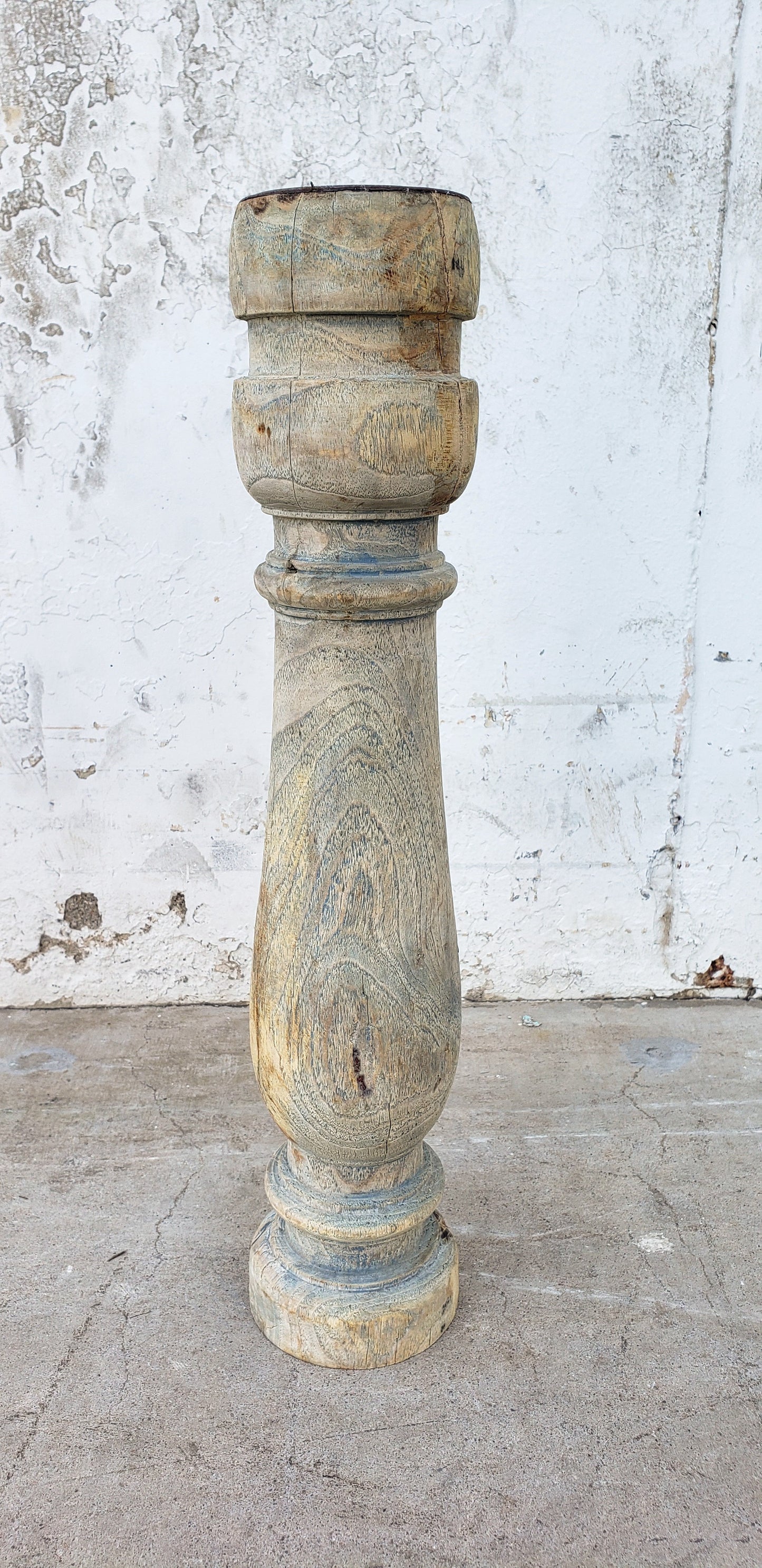 Wooden Candlestick