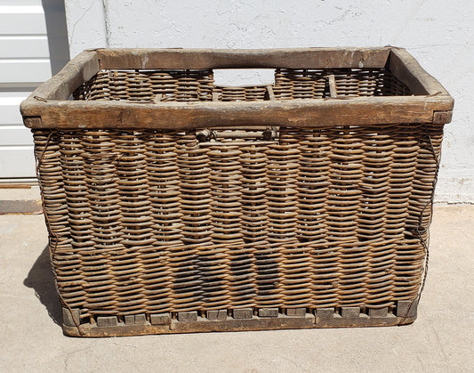 French Wicker Champagne/Wine Basket