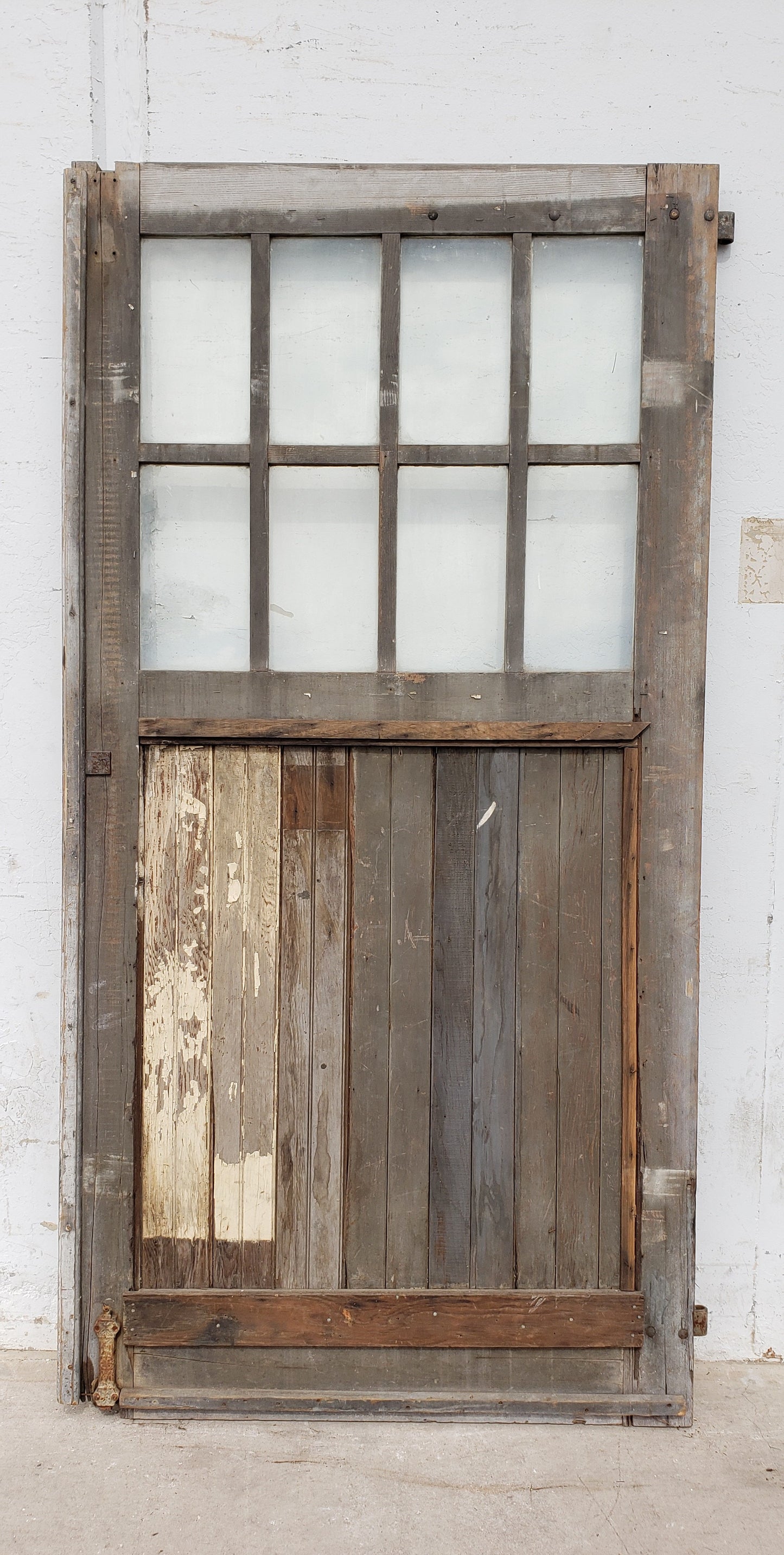 Single Barn/Carriage Door with "X" Bottom Panel
