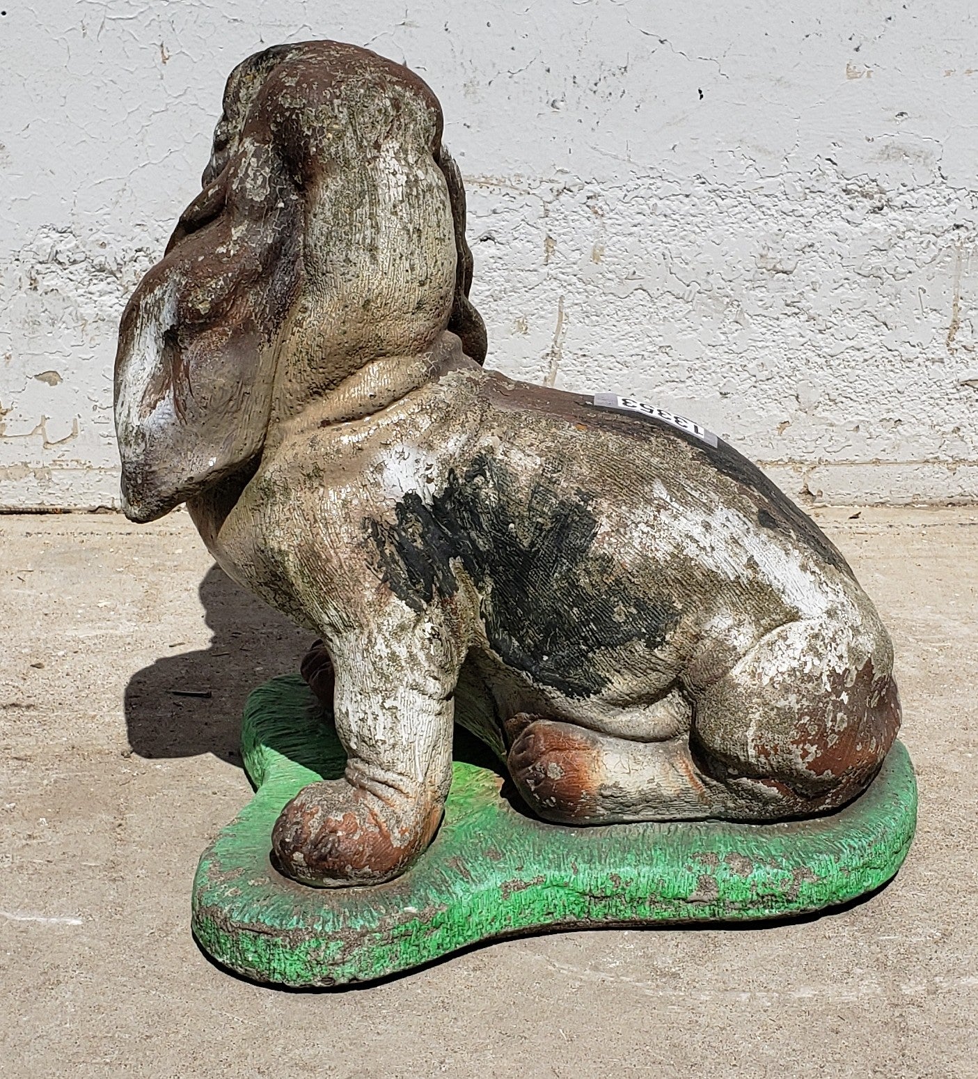 Concrete Basset Hound Statue