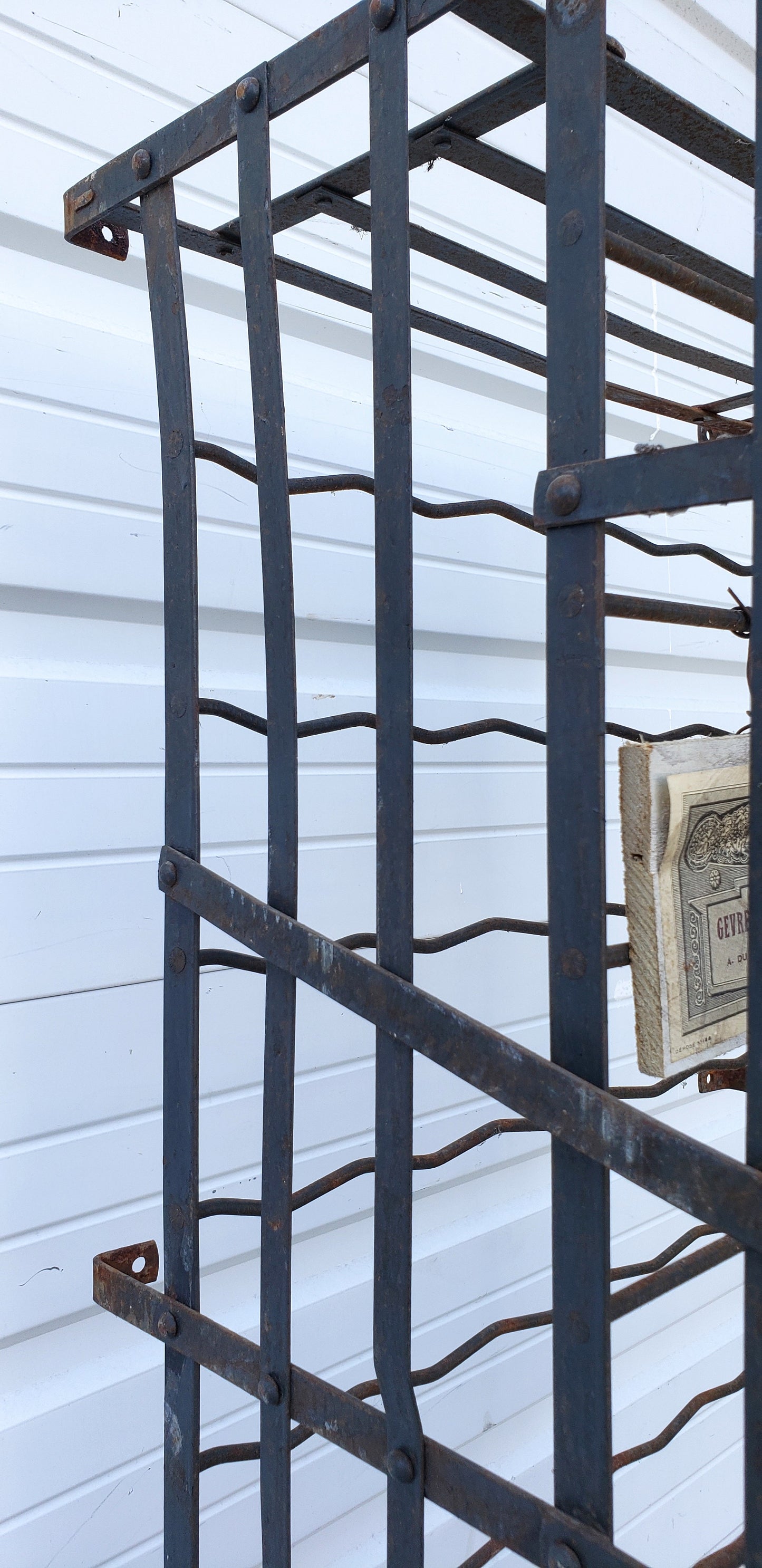Antique French Wine Cage / Rack