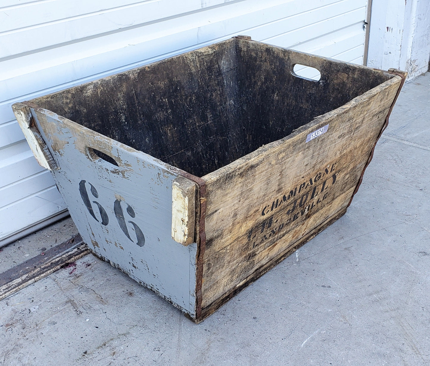 French Wooden Champagne Crate