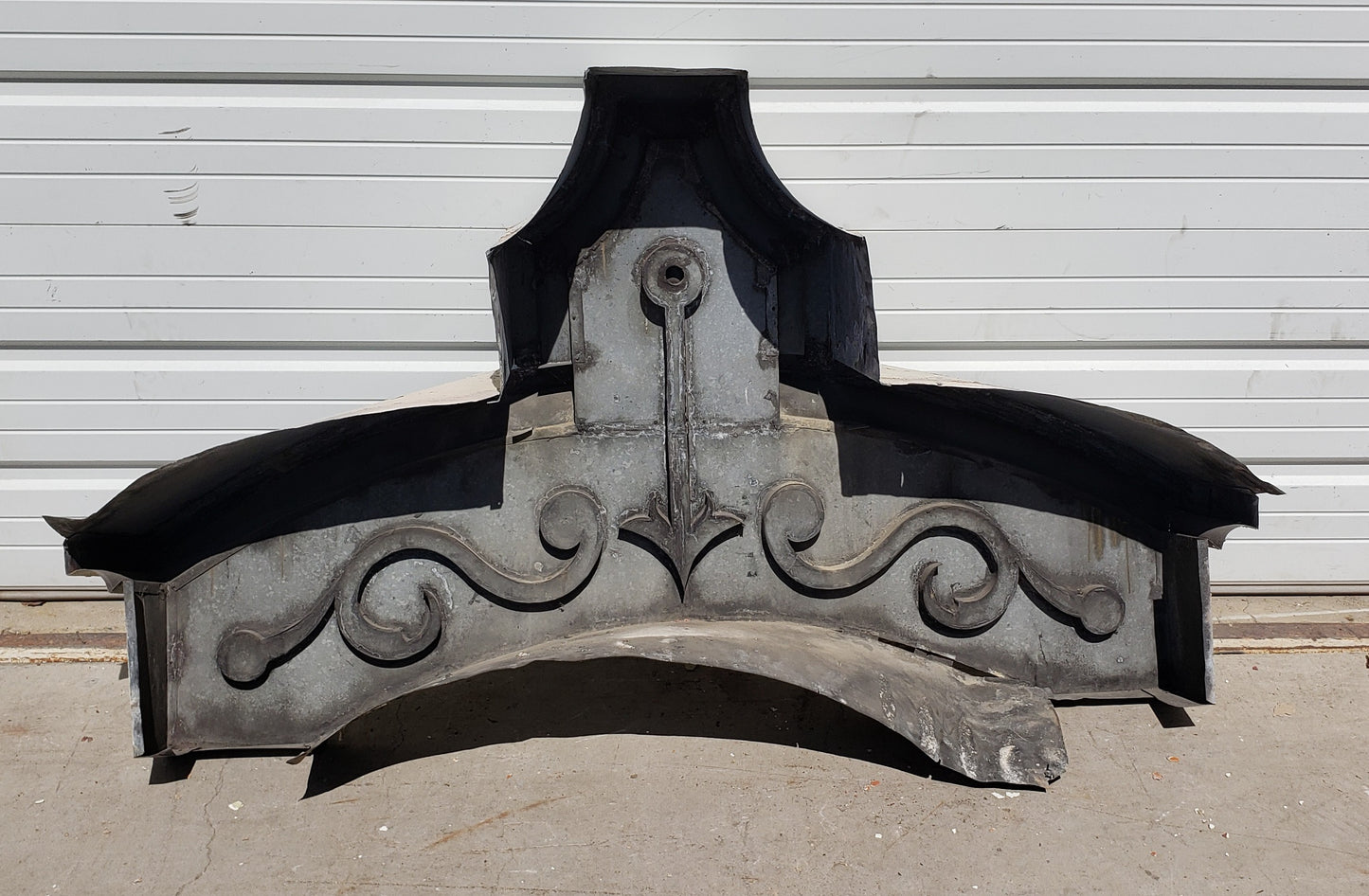 Antique Architectural Galvanized Tin Header (2 Styles)