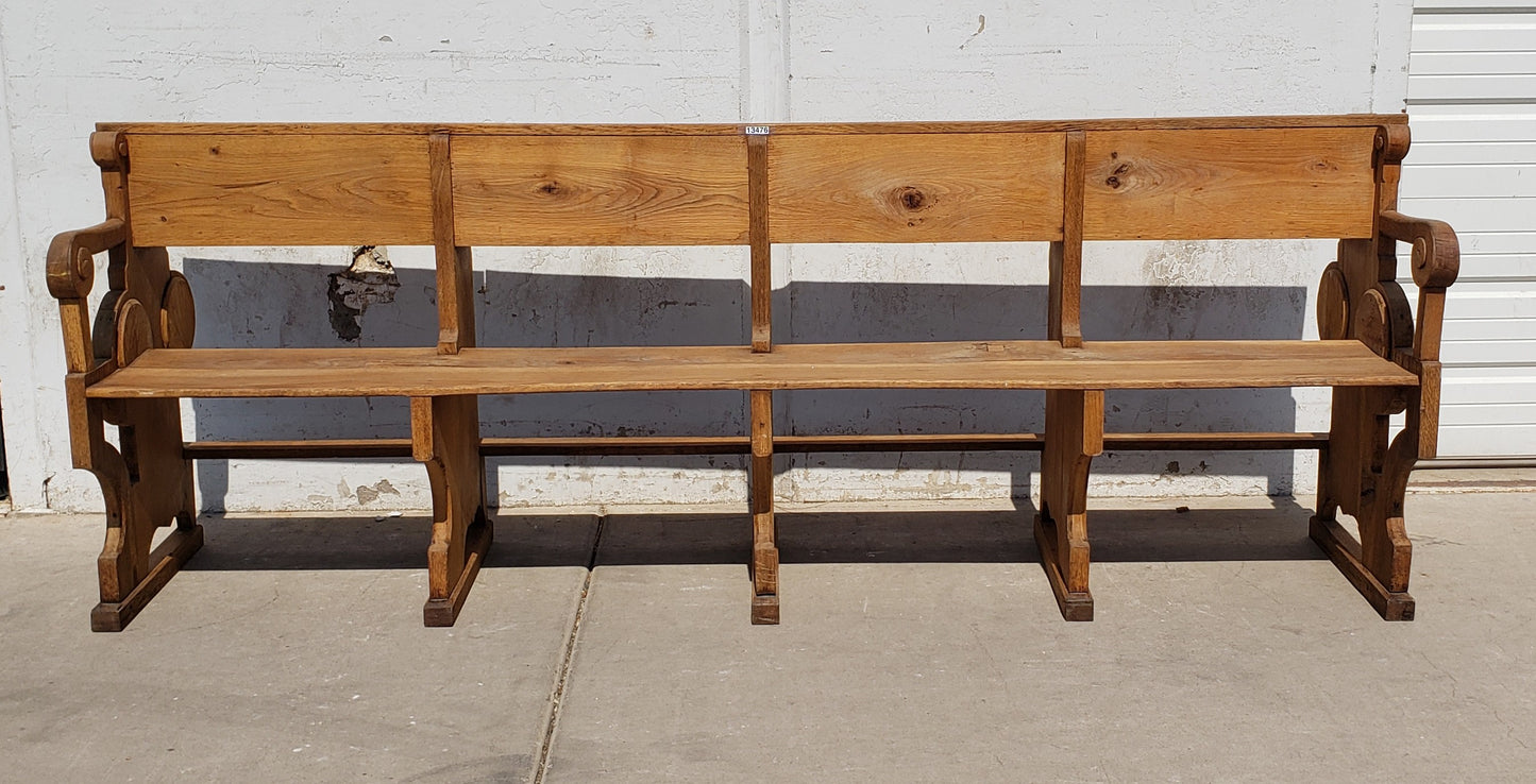 Bleached Church Pew/Bench