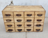 Antique Wooden Card Catalog (sold in individual sections)