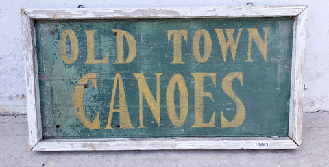 Old Town Canoe Sign