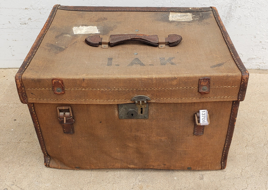 Vintage Luggage Trunk in Copper