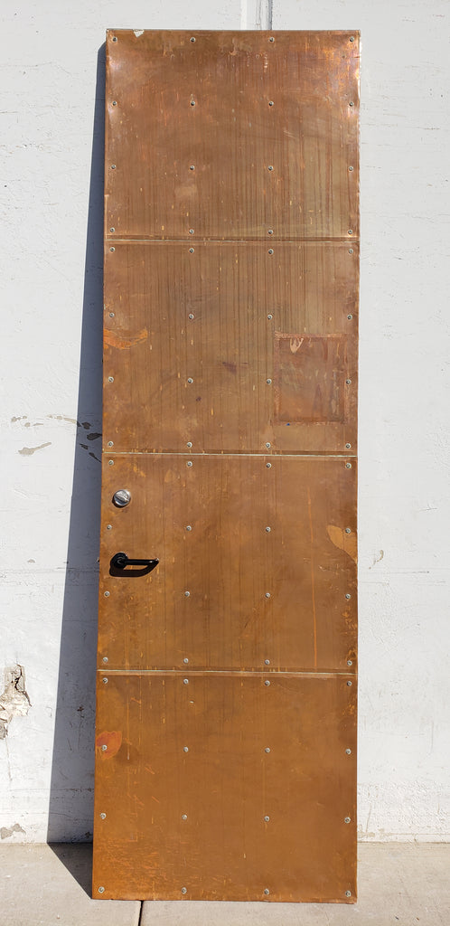 Single Copper Metal Door