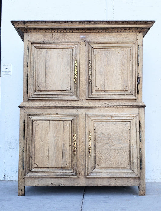 Bleached Antique French Cabinet