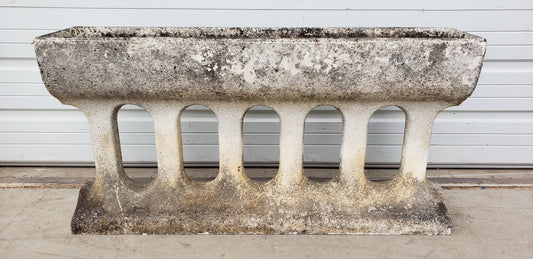 French Concrete Railing Planter