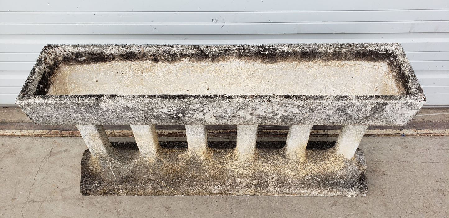 French Concrete Railing Planter