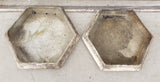 Unique Pair of Hexagonal Willy Guhl Planters