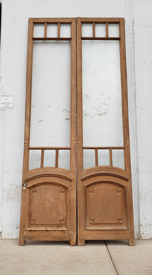 Pair of 7 Lite French Antique Doors