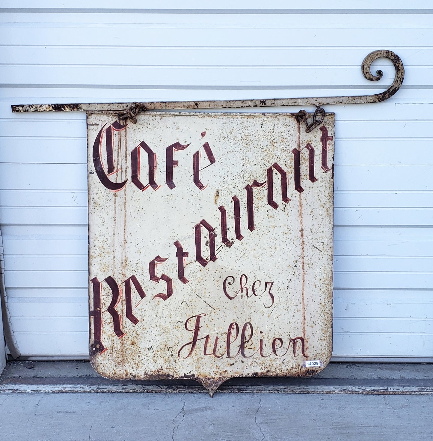 Double-sided Metal Restaurant Sign