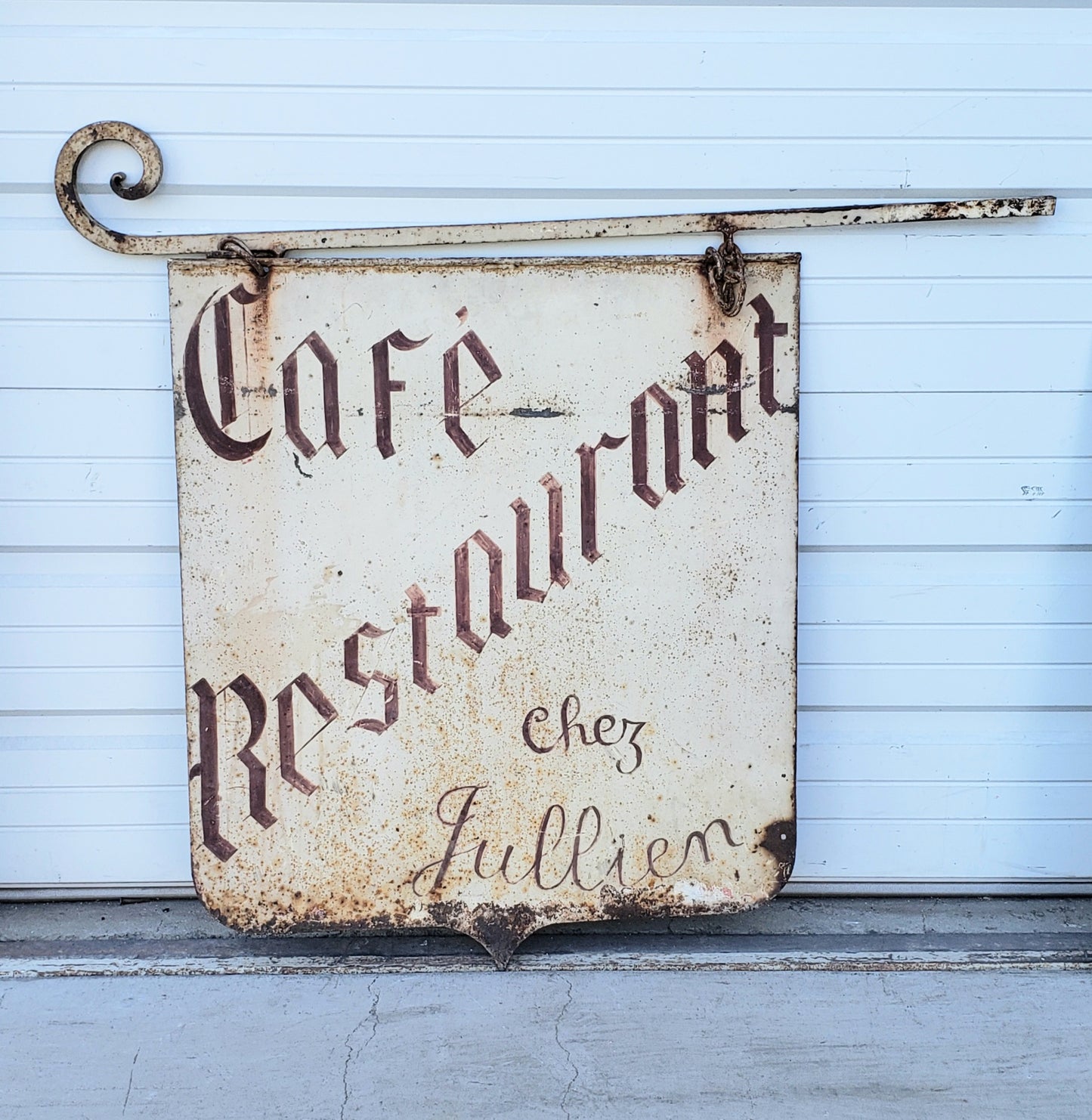 Double-sided Metal Restaurant Sign