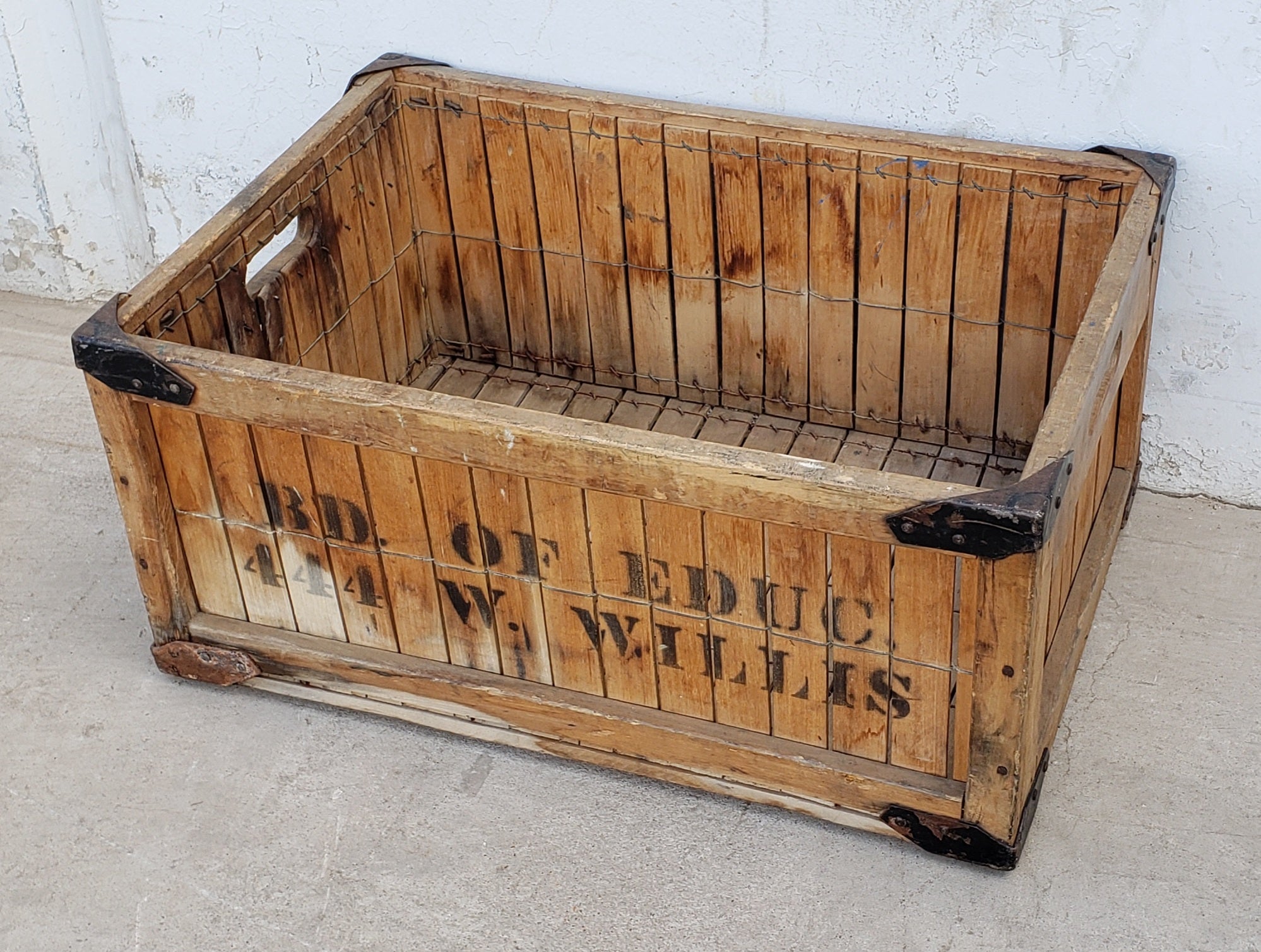 Deals Antique Wooden Crate