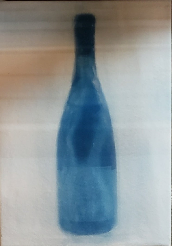 'Single Wine Bottle" Painting by Matt Priebe