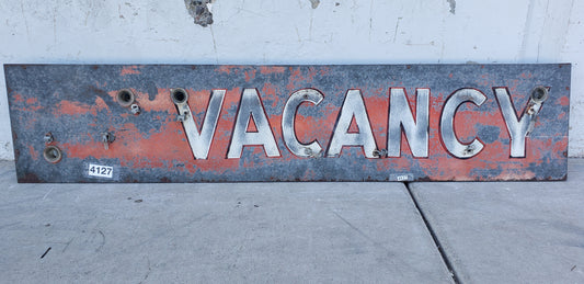 Vacancy Metal Sign