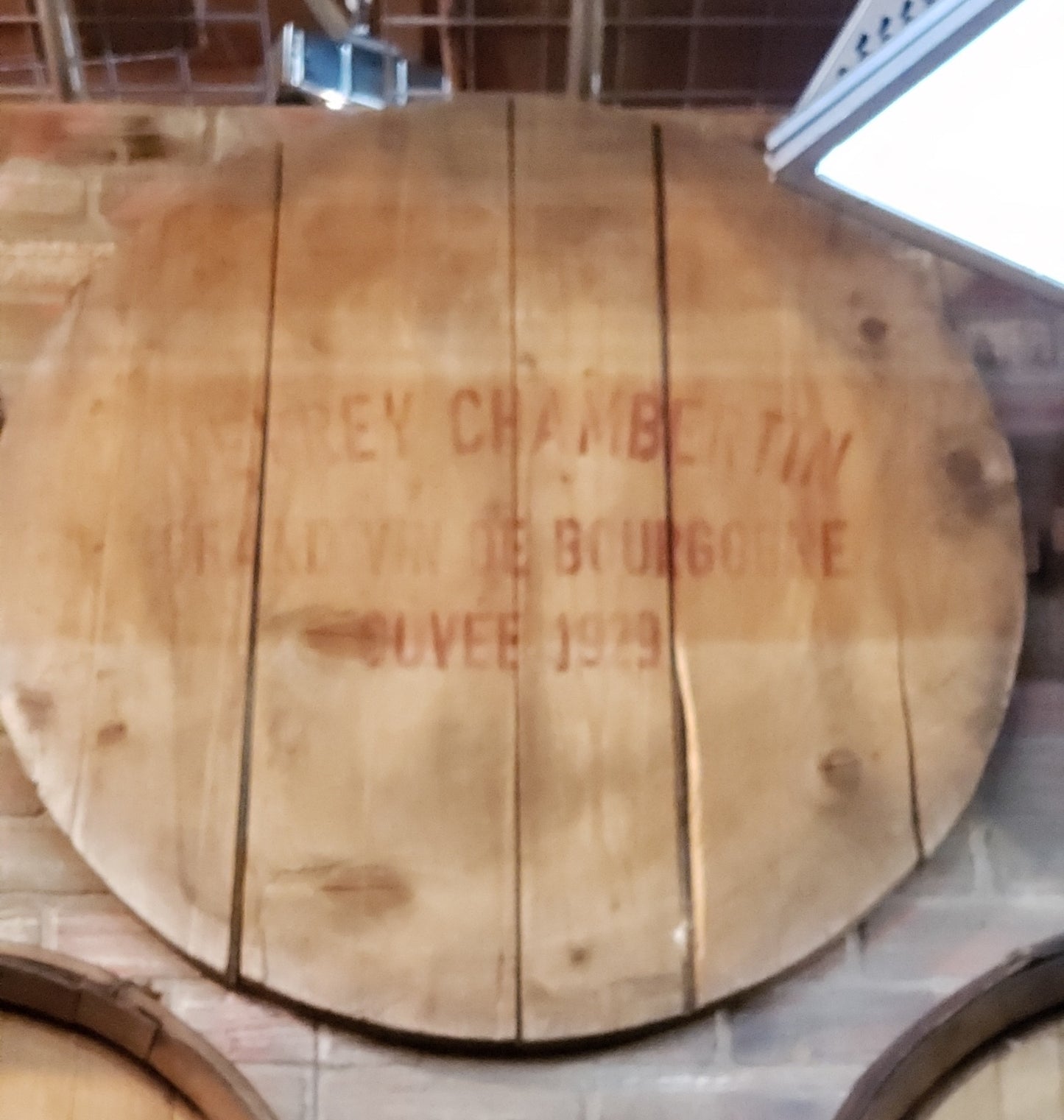 French Wine/Champagne Barrel Top