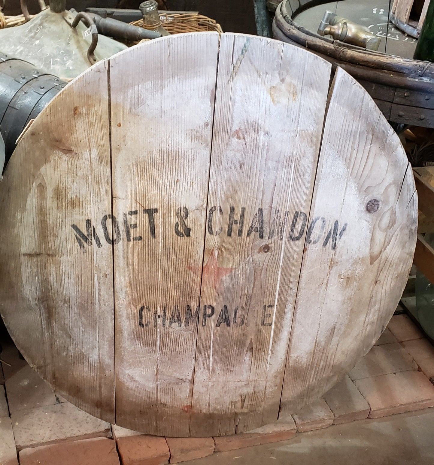 French Wine/Champagne Barrel Top