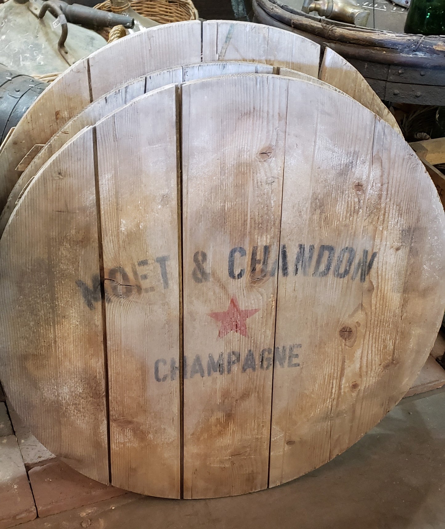 French Wine/Champagne Barrel Top