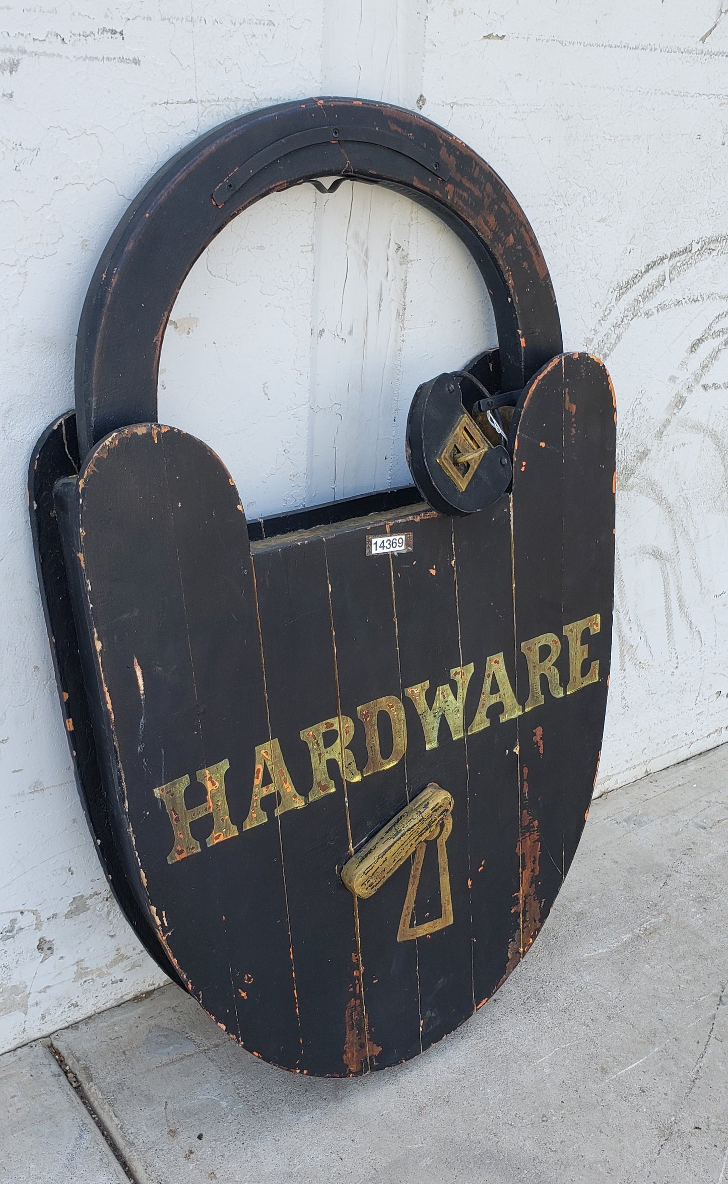 Hardware Lock Sign