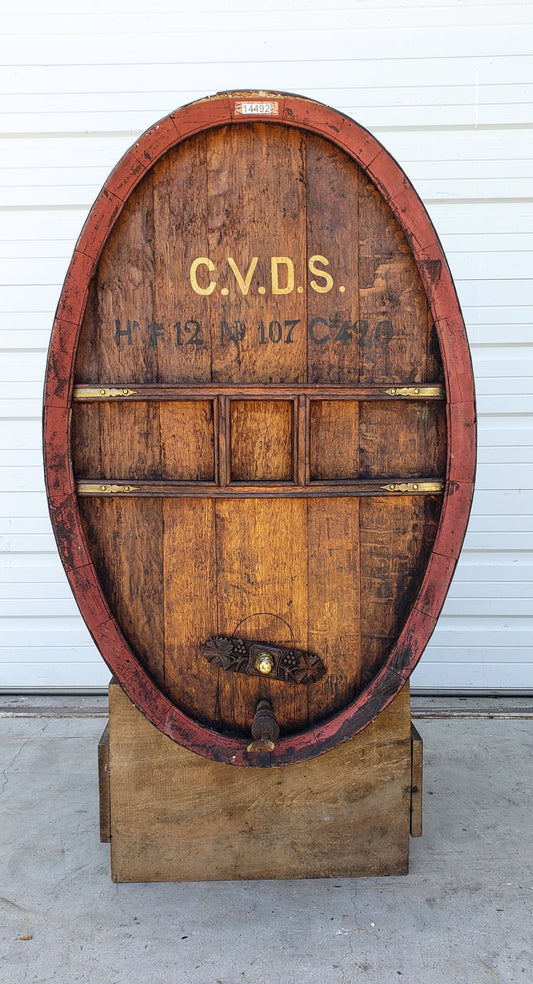 French Cognac Barrel "C.V.D.S"