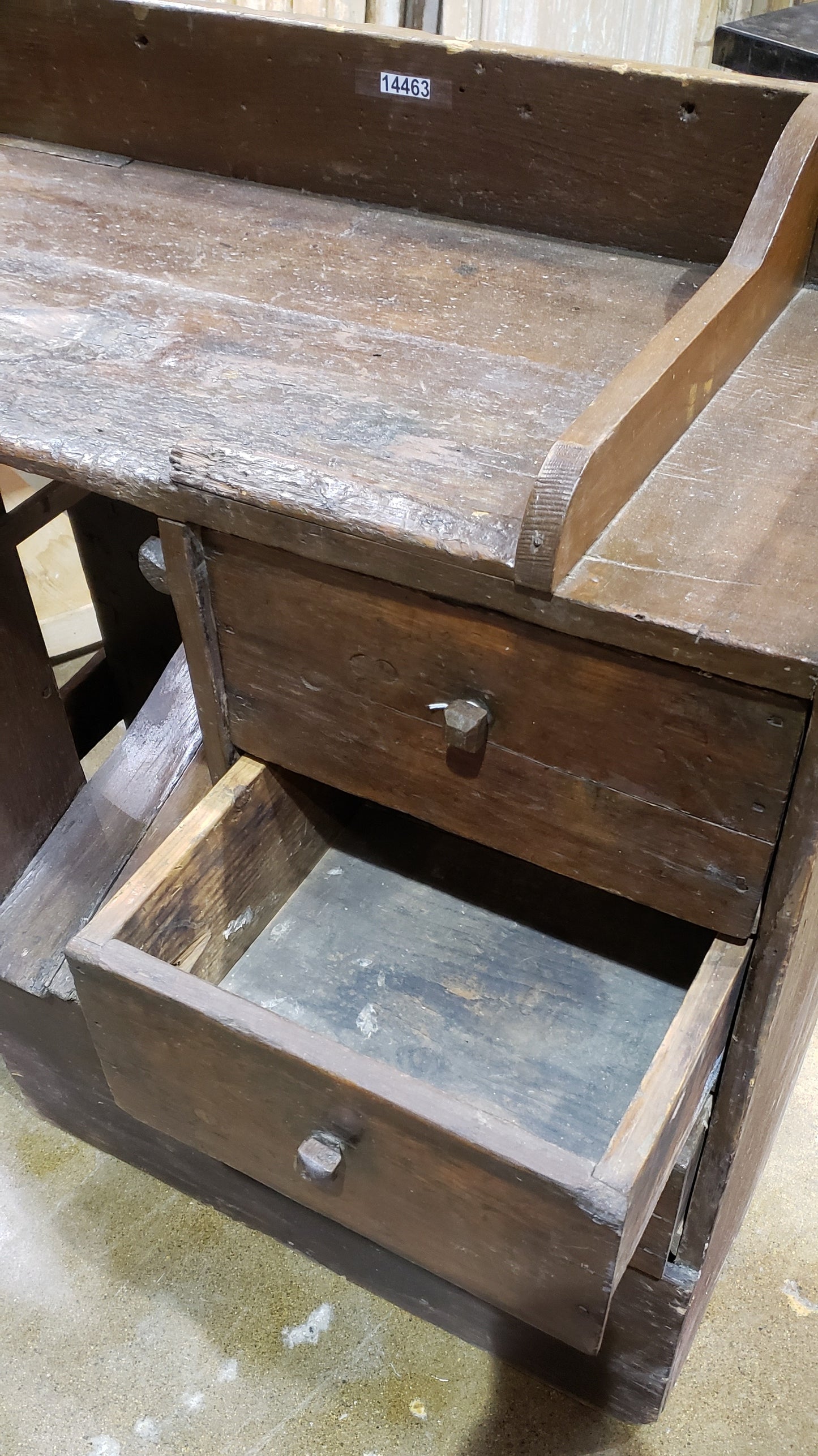 Wooden Antique Cobbler's Cabinet
