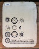 Litho Stone "Cotton Thread Spool Labels"