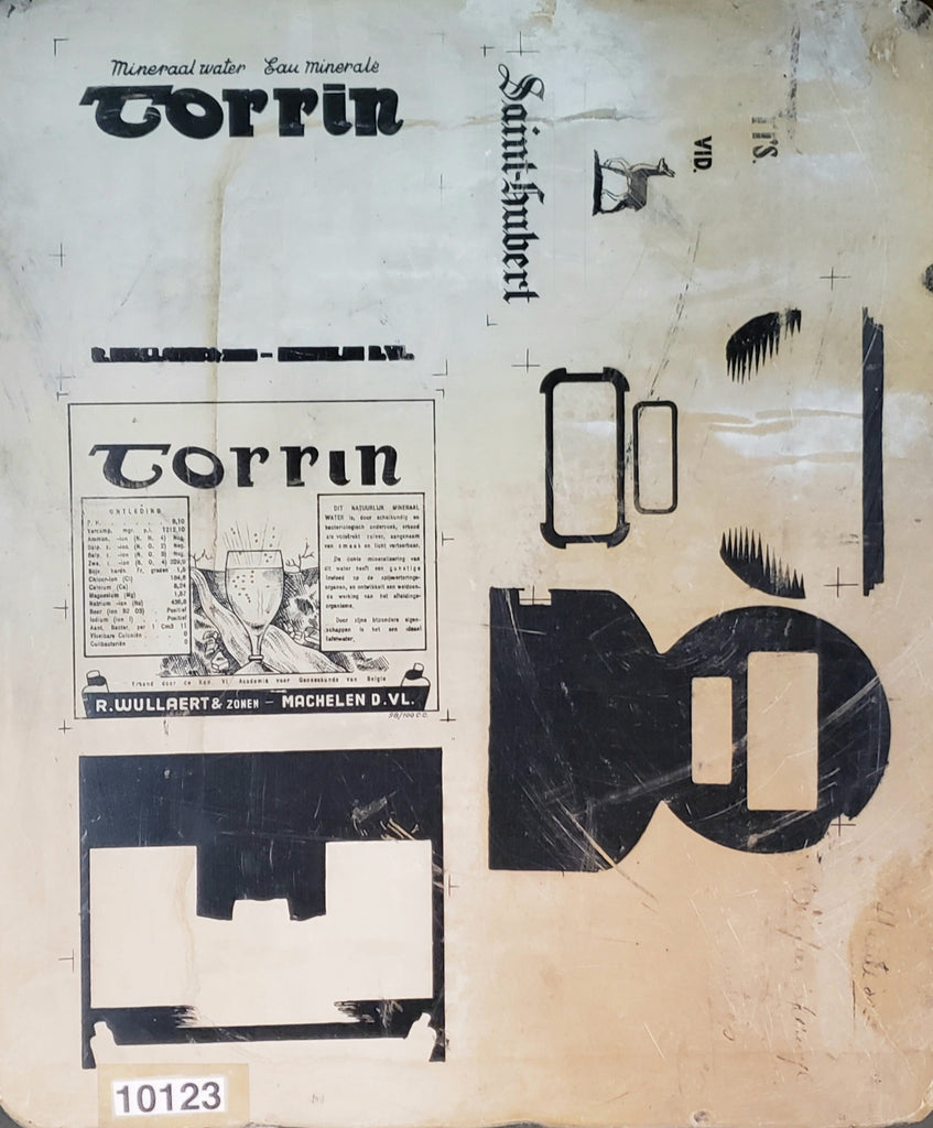 Lithographic Stone, "Torrin Mineral Water"