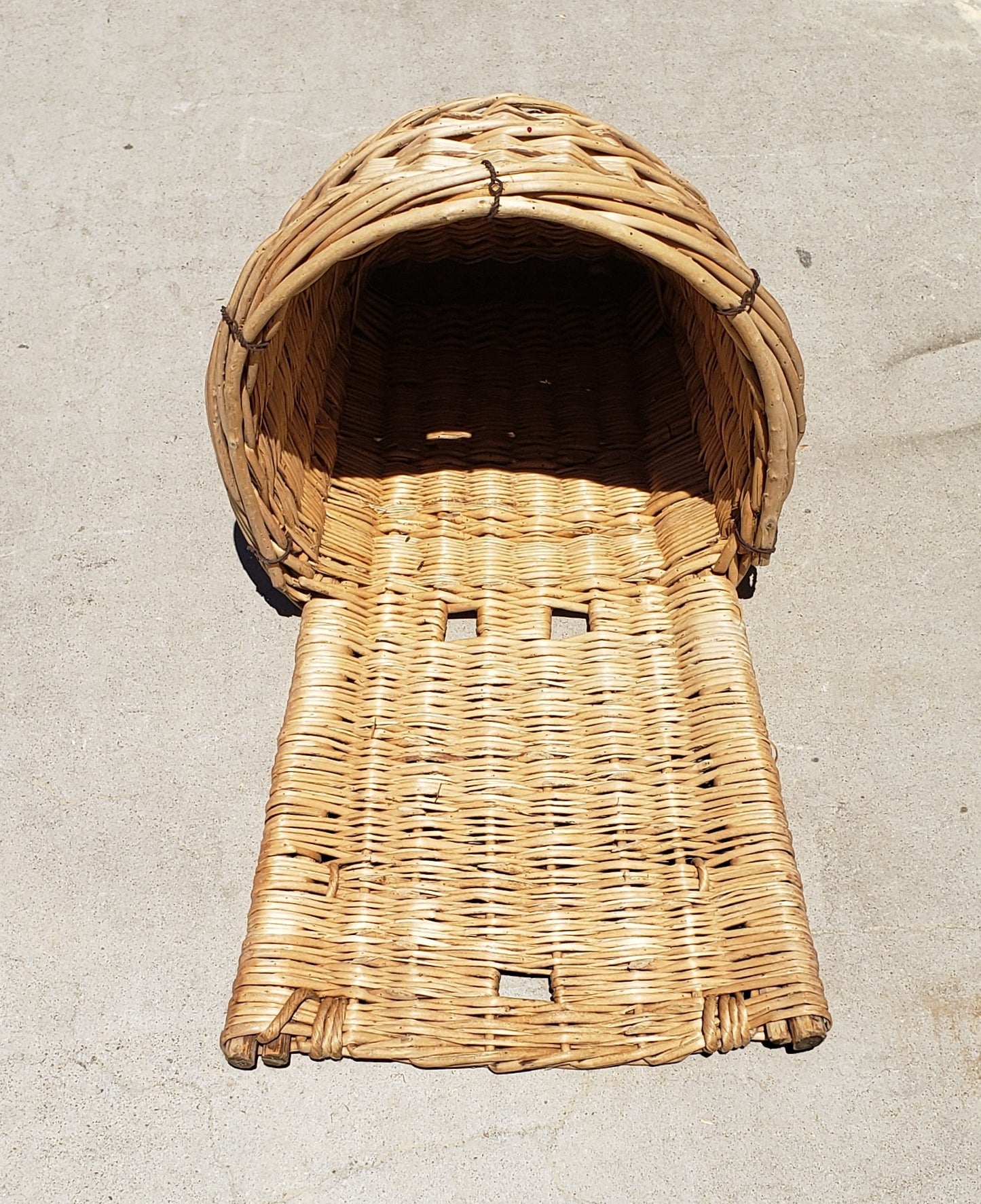 Wicker Gathering Basket